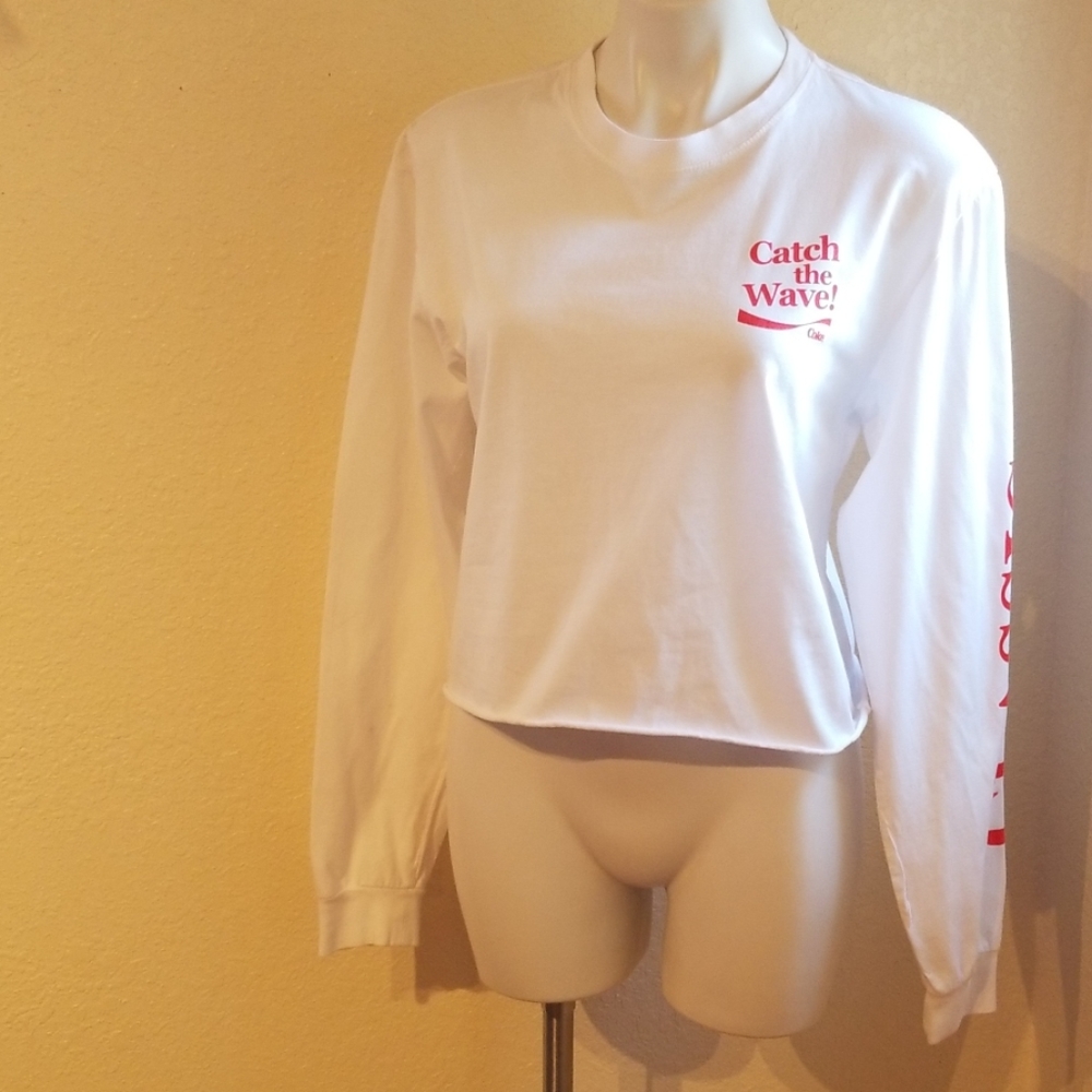 Coca cola crop shirt‎ med